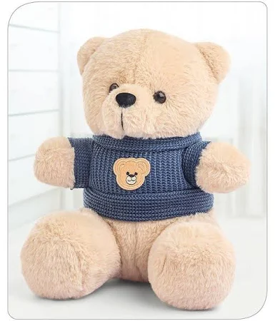 Babyhug Teddy Bear Soft Toy in Woollen T-Shirt